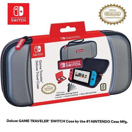 Nintendo RDS Industries Traveler Deluxe Travel Case Switch