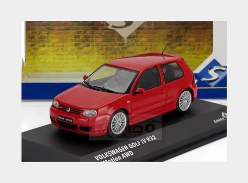 SOLIDO Volkswagen Golf IV R32 2003 Toronto Rot 1:43 - Detailgetreues Modellauto im Maßstab 1:43, ideal für Sammler und VW-Fans, aus hochwertigem Metall und Kunststoff gefertigt.