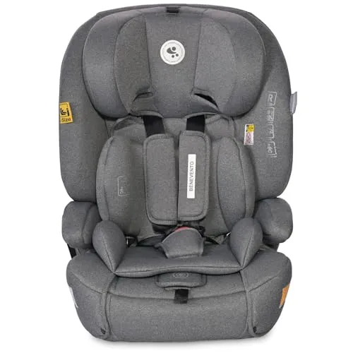 Lorelli Auto Kindersitz Benevento i-Size mit Isofix - Mitwachsender Kindersitz für Kinder von 76-150 cm, bietet maximale Sicherheit durch Isofix und höchsten Komfort dank EPS Memory-Schaum und abnehmbarer Polsterung.