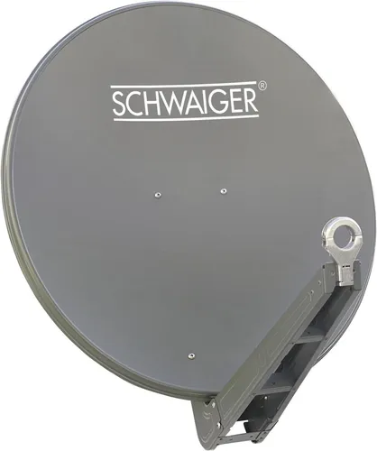 Schwaiger SPI075P anthrazit Satellitenschüssel 75 cm - Hochwertige 75 cm Satellitenschüssel in elegantem Anthrazit, ideal für optimalen TV-Empfang auch in ländlichen Gebieten.
