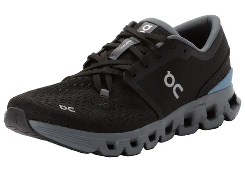 On Herren Cloud X 4 Schuhe - Leichte und atmungsaktive Laufschuhe (Größe 47, schwarz) - Laufschuhe für Herren, sehr leicht und stabil, bieten hohe Atmungsaktivität für optimale Trainingseinheiten.