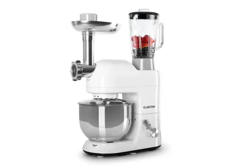 Klarstein Knetmaschine 1800W mit Fleischwolf und Mixer