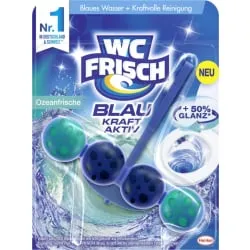 Henkel WC Frisch Kraft-Aktiv WC-Duftspüler, Ozean-Frische - Der WC Frisch Kraft-Aktiv Duftspüler bietet eine 4-fach Aktivstoff-Kombination für saubere Toiletten und extra Frische. Hält bis zu 250 Spülungen und schützt vor Kalkablagerungen.