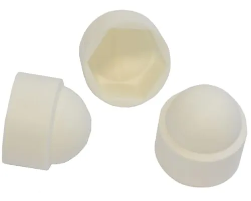 Stück - Sechskant Schutzkappe M20 - Schlüsselweite 30 mm - Farbe weiß - Abdeckkappe 25