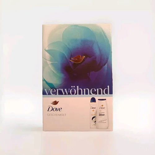 Dove Geschenkset - Verwöhnend (Duschcreme & Anti-Transpirant Spray) vegan - NEU
