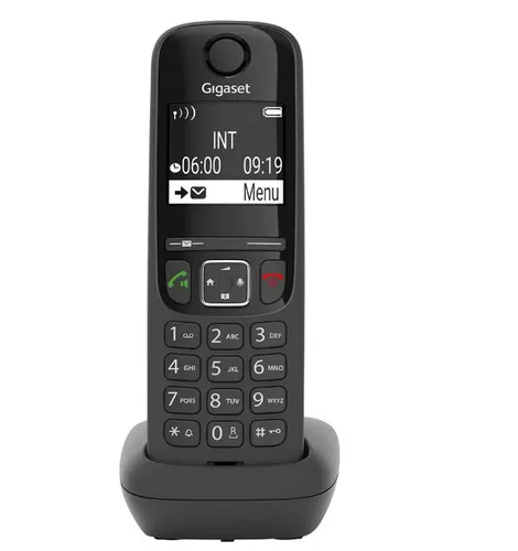 SIEMENS GIGASET AS690 Cordless Black Freisprechen Tastatur Beleuchtet Display 2