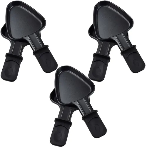 16x Universal Raclette Pfännchen dreieckig Emailliert