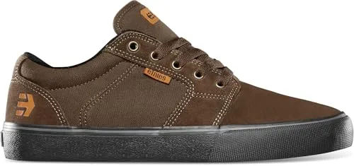 Etnies Herren Barge LS Skate Shoe, Brown/Black, 45 EU - Herren-Sneaker mit robustem Design und optimalem Grip für Skateboarding und Freizeitaktivitäten.