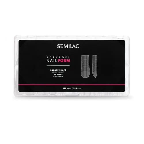 Semilac Acrylgel Nail Form Square 120 pcs.