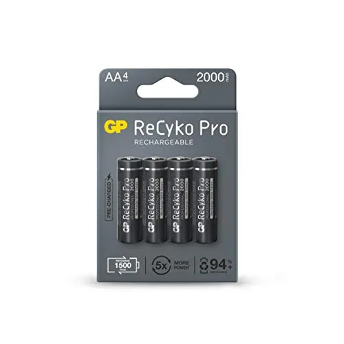 Wiederaufladbare Batterie PRO LR6 AA 1,2 V 2100/2000 mAh – 4 Stück