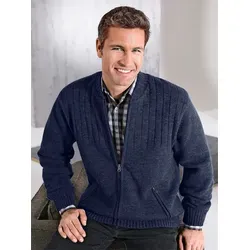 Witt Strickjacke Strickjacke Langarm blau 60