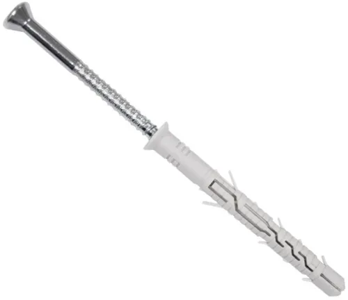 PARCO Rahmendübel Universalrahmendübel mit ETA Zulassung, 10x180 mm, 25-tlg - Vielseitige Langschaftdübel mit 4-fach Spreizung und geprüfter Qualität. Ideal für verschiedene Baustoffe und optimale Verankerungstiefe für zuverlässige Montagen.