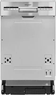 Exquisit Einbaugeschirrspüler EGSP1009-EB-030E - Teilintegriert, 9 Maßgedecke, extra trockene Ergebnisse und flexible Besteckaufbewahrung
