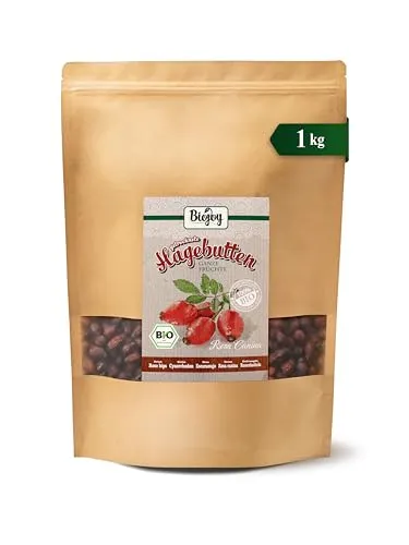Produktbild Biojoy BIO-Hagebutten (1 kg), getrocknet und ganz, Hagebuttentee (Rosa canina)