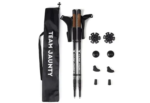 Sport-Knight® Wanderstöcke Nordic Walking Faltbare ergonomische Wanderstöcke, Aluminium Legierung