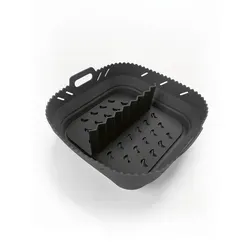 GOURMETmaxx Silikonform 21x21x8cm anthrazit