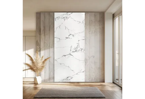 Hexim Wandpaneele XXL 280x122 cm - Granit-/Marmoroptik, Sparpaket (3-10 Stück) - Elegante Wandverkleidung in Granit-/Marmoroptik für Innenräume. Ideal für moderne Gestaltungen, pflegeleicht und robust. Perfekt für Küchen, Bäder und repräsentative Bereiche.