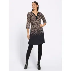 heine Etuikleid Druck-Kleid 3/4-Arm schwarz 34 in schwarz von Heine