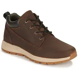 Timberland Herren Low Lace UP Sneaker in Dunkelbraun 9 - Herren Wanderschuhe, ideal für den Alltag, aus umweltfreundlichen Materialien mit robuster Gummisohle für optimalen Halt.