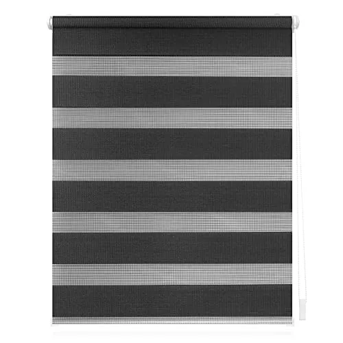 Lichtblick Duo Rollo Klemmfix, Anthrazit, 45x150 cm (Anthrazit, 45x150 cm) 45x150 cm