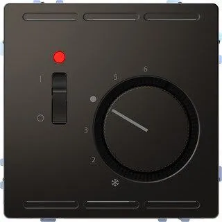 Merten MEG5760-6034 Raumtemperaturregler 230V - Zubehör für Klima & Heizen. Ideal zur präzisen Regelung der Raumtemperatur mit integriertem Ein-/Ausschalter und Kontrollleuchte, für optimalen Komfort und Energieeffizienz.