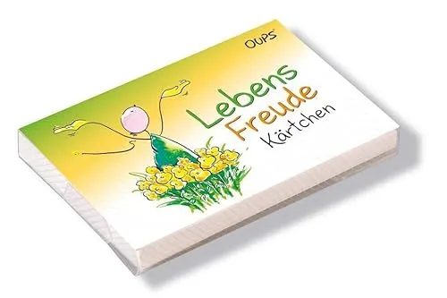 Oups Kärtchenbox: Lebensfreude Kärtchen