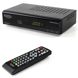 XORO HRS 2610 - Kompakter HD-Satellitenreceiver, gestochen scharfes Fernsehen und breite Auswahl an Unterhaltungsoptionen