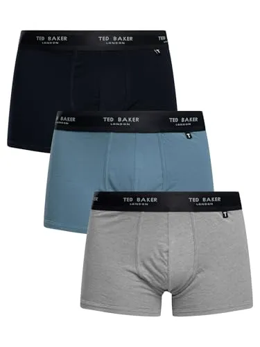 Ted Baker Boxershorts 3er Pack in Blau, EU S von Ted Baker