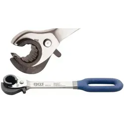 Ratschen-Ringschlüssel 10 mm - Chrom-Vanadium - Schraubenschlüssel für effizientes Lösen und Festziehen von Schrauben, mit rutschsicherem Griff und ideal auch für Rohrleitungen.