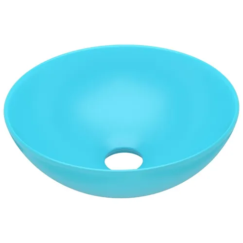 vidaXL Rundes Aufsatzwaschbecken in Hellgrün in grün von vidaXL