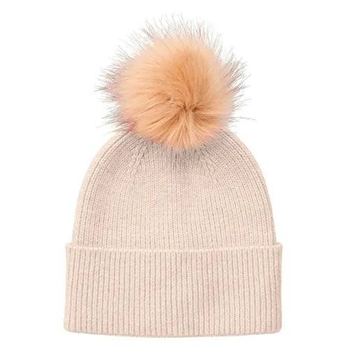 PIECES Damen Pcbina Wool Hood W. Fold Up Noos Bc, Whitecap Gray, Einheitsgröße