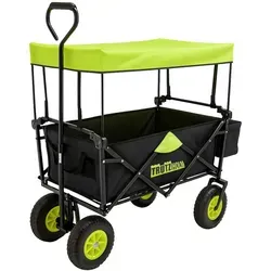 TRUTZHOLM Falt-Bollerwagen mit Vollgummi-Rädern in schwarz von Trutzholm
