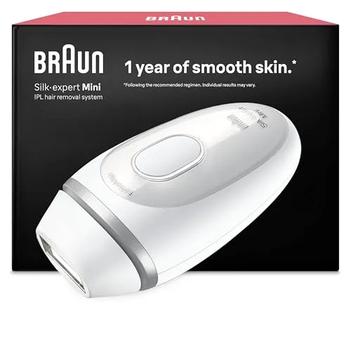 Braun IPL Silk·expert Mini – Kompaktes IPL Gerät zur Haarentfernung für Frauen