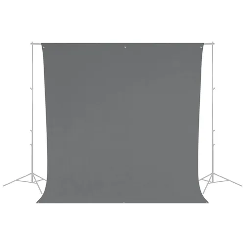 WESTCOTT Stoffhintergrund grau (2.7 x 3m) – Ideal für Fotoshootings