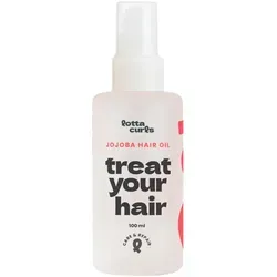 lotta curls Jojoba Haaröl 100 ml – Intensive Haarpflege - Erlebe intensive Pflege für trockenes Haar mit diesem Jojoba Haaröl. Es sorgt für Geschmeidigkeit, Glanz und bändigt Frizz – ideal für schöne, glänzende Locken.