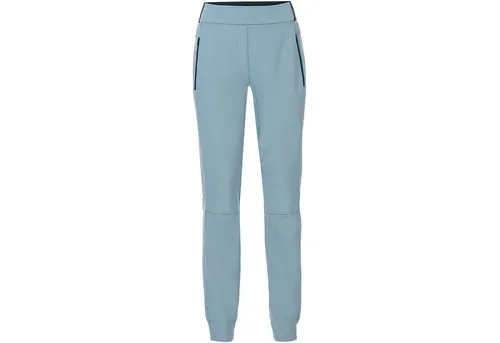VAUDE Funktionshose WOMENS NEYLANDWARM PANTS - Stylische Damen-Jogpants im Softshell-Material, ideal für Spaziergänge und Wanderungen. Atmungsaktiv, winddicht und mit ergonomischer Passform für besten Tragekomfort. Praktische Reißverschlusstaschen bieten Platz für Kleinigkeiten.