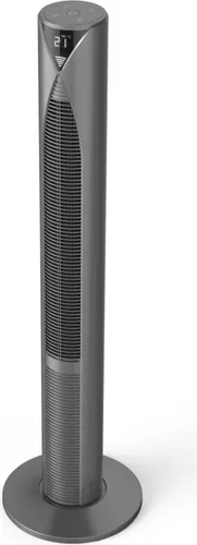 hama Turmventilator 45 W - Effiziente Kühlung mit 3 Leistungsstufen, leise, schwenkbar und per Fernbedienung steuerbar