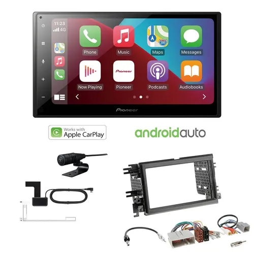 Pioneer Autoradio mit Apple CarPlay und Bluetooth für Ford F150 (2004-2008)