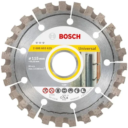 BOSCH Diamanttrennscheibe Best f. Universal 115 x 22,23 x 2,2 x 12 mm 2608603629