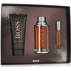Boss The Scent Geschenkset 100ml EDT & 10ml EDT & Duschgel - Herren Geschenkset mit 100ml Eau de Toilette, 10ml Reisegröße und Duschgel, ideal für den modernen Mann, der Stil und Eleganz schätzt.