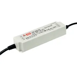 MW LPF-40D-48 LED-Trafo, 40 W, dimmbar - Treiber mit festen Anschlussleitungen, ideal für LED-Beleuchtung, bietet Überlastschutz und hohe Effizienz von 90%, perfekt für vielseitige Anwendungen.
