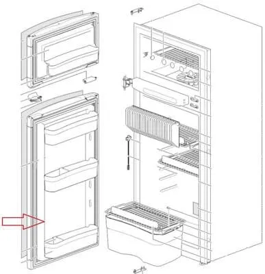 SR Ersatztür, rechts von Thetford