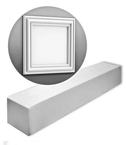 Orac Decor W121-box 3D Wandpaneele Set mit 8 Elementen - Stuckleisten aus hochwertigem Purotouch®-Material, leicht und robust, ideal für stilvolle Innen- und Außengestaltung, 2 m² pro Karton.