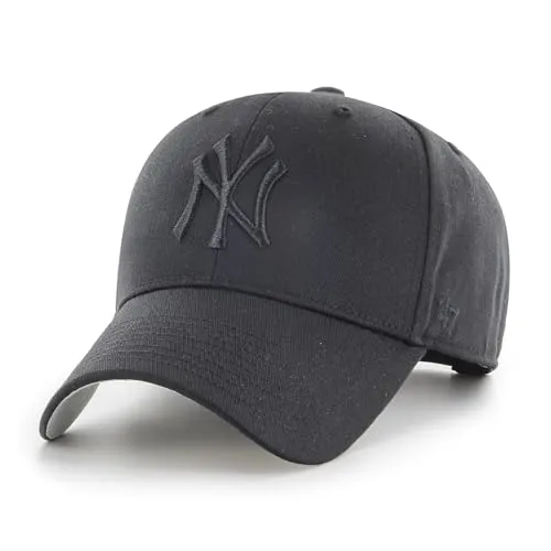 '47 Brand Adjustable Cap - MLB Basic New York Yankees schwarz - Baseball Cap für Herren, verstellbar und ideal für Fans der New York Yankees