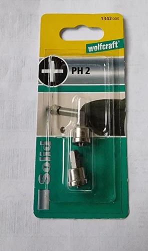 Wolfcraft 1342 Innenausbau-Bits 25 mm  PH2 mit Tiefenanschlag