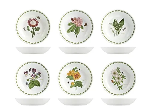 H&H Flowers Set aus 6 tiefen Tellern, Porzellan, 20 cm von H&H