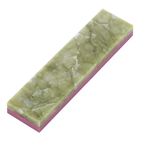Yanmis Schleifstein, 1 STK. Klingen-Messerschärfer-Stein Schleifstein-Polierwerkzeug Zwei Seiten 10000# 3000# Körnung 100 x 25 x 10 mm zum Schärfen von Küchenwerkzeugen, Scheren, Schneidern,etc(Grün)