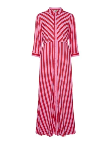 YAS Damen Yassavanna Long Shirt Dress XL von YAS