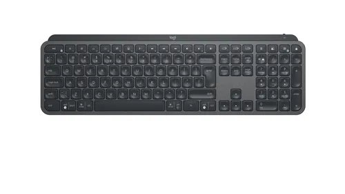 LOGITECH MX KEYS FOR BUSINESS - Graphit - Elegante, beleuchtete Tastatur für effizientes Arbeiten im Büro. Mit komfortabler Tastenanordnung und kabelloser Verbindung für maximale Flexibilität.
