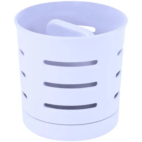 Curver Bestecktrockner Besteckkorb Besteckbecher Halter Ständer Abtropfkorb rund